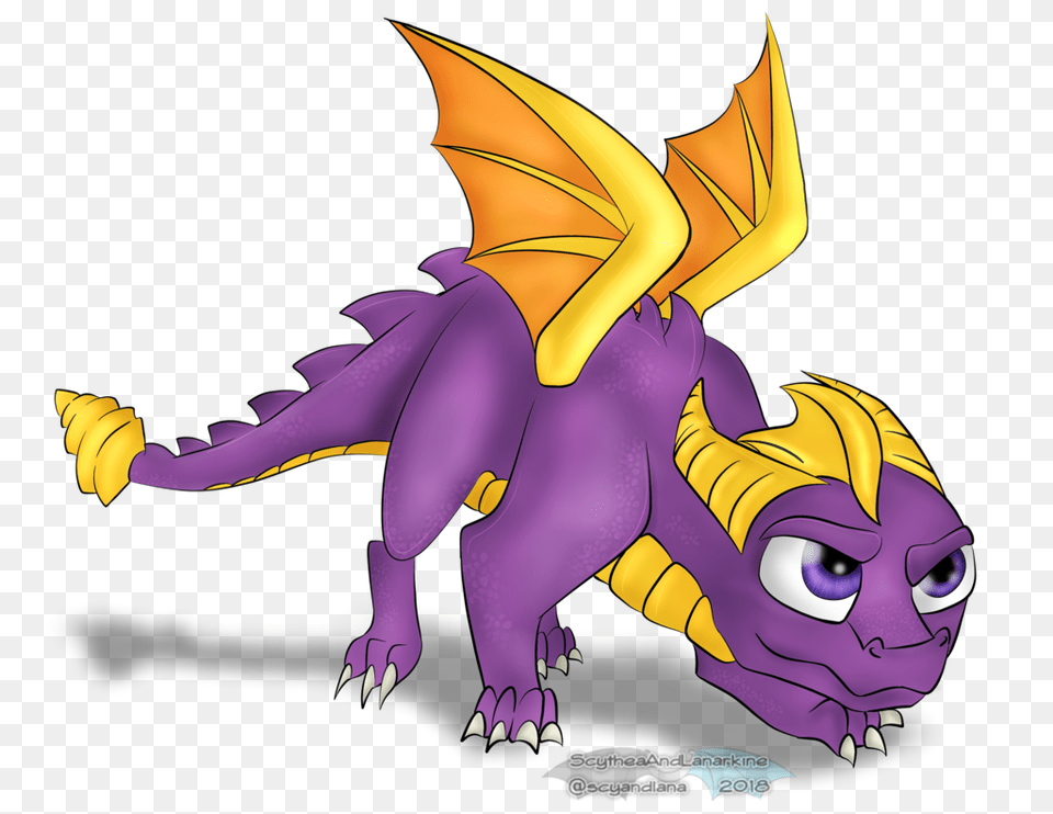 Spyro Reignited Ready For Action, Dragon, Purple, Baby, Person Free Transparent Png