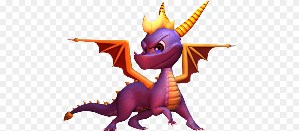 Spyro Reignited Trilogy Playstation 4 Logo, Dragon, Animal, Dinosaur, Reptile Png