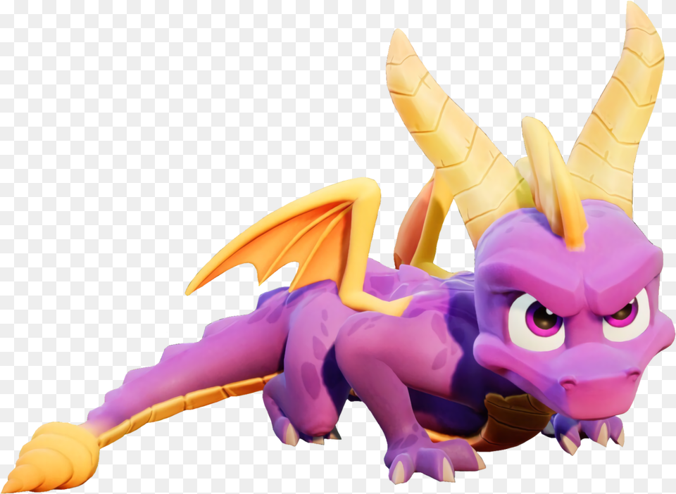 Spyro Reignited Trilogy Transparent, Purple, Accessories, Animal, Dinosaur Png Image
