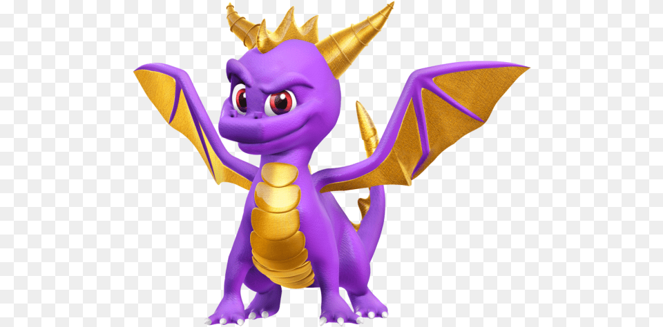 Spyro Super Smash Bros Ultimate, Purple, Dragon, Toy Free Png