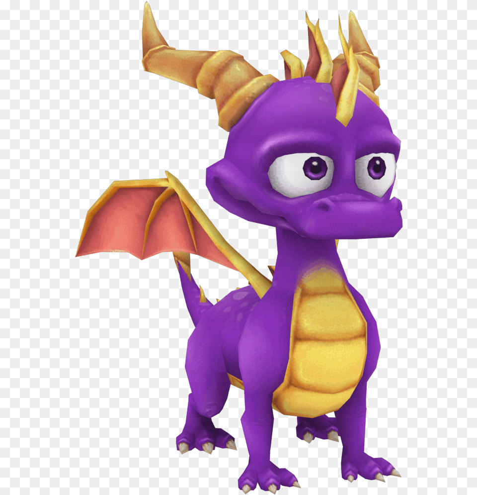 Spyro The Dragon Dragon, Purple, Animal, Dinosaur, Reptile Png Image