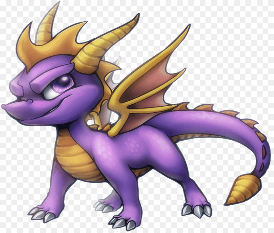 Spyro The Dragon No Background, Animal, Dinosaur, Reptile, Purple Png Image