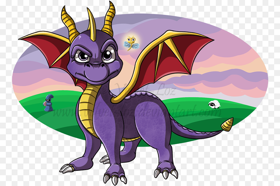 Spyro The Dragon Spyro, Animal, Kangaroo, Mammal, Art Png Image