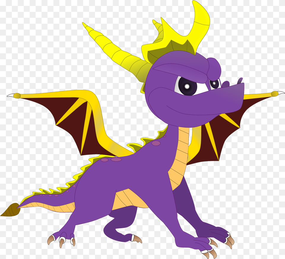 Spyro The Dragon Vector Clipart Spyro Svg, Animal, Dinosaur, Reptile Free Transparent Png