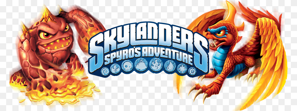 Spyros Skylanders Sunburn Series 2, Dragon, Baby, Person Free Png
