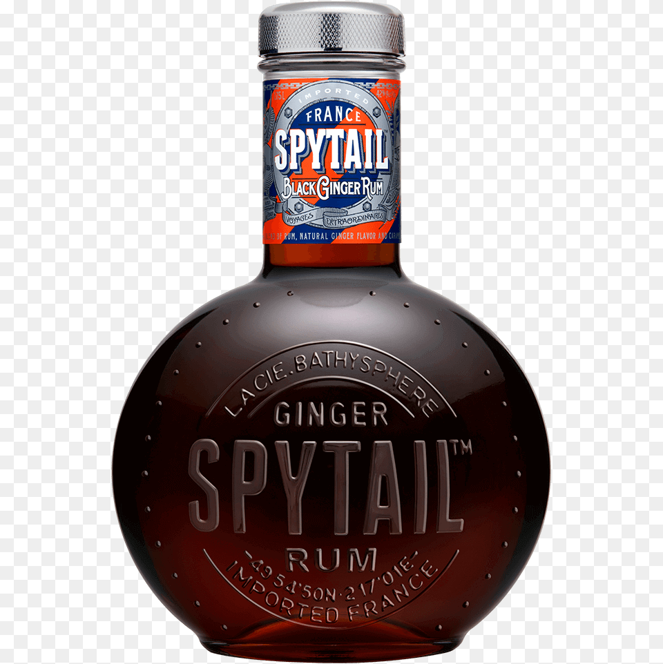 Spytail Ginger Rum Spytail Black Ginger Rum, Alcohol, Beer, Beverage, Liquor Free Transparent Png