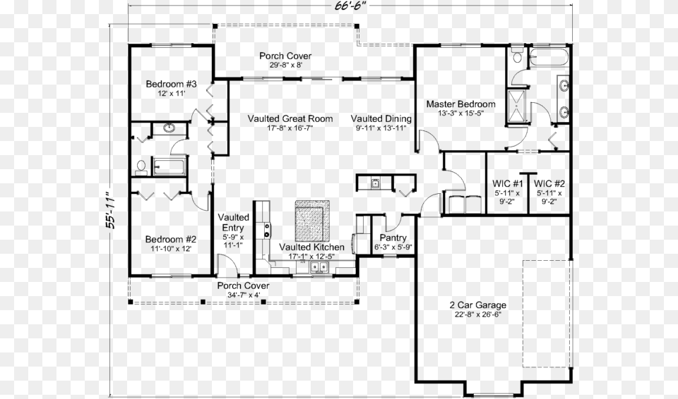 Sq Ft Horseshoe Bay Floor Plan Floor Plan, Gray Png Image
