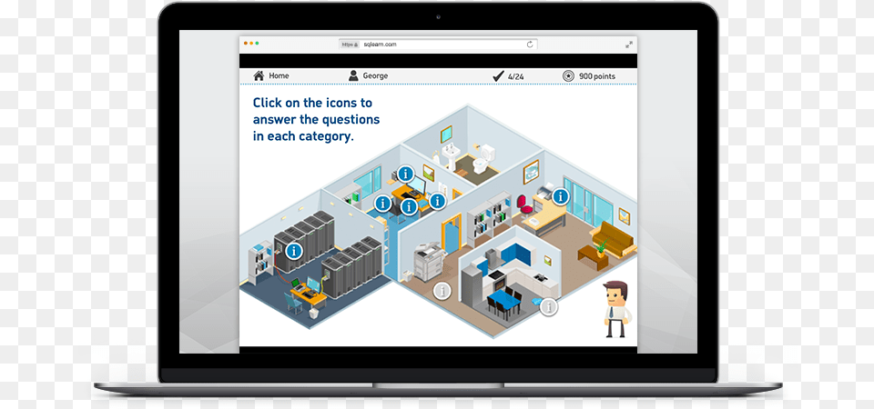 Sqlearn Course 01 En Technical E Learning Courses, Computer, Electronics, Toy, Person Free Png