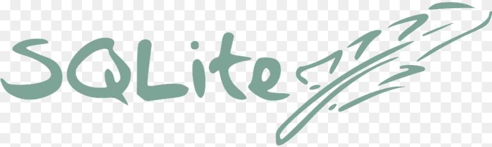Sqlite Logo Transparent, Handwriting, Text Png Image