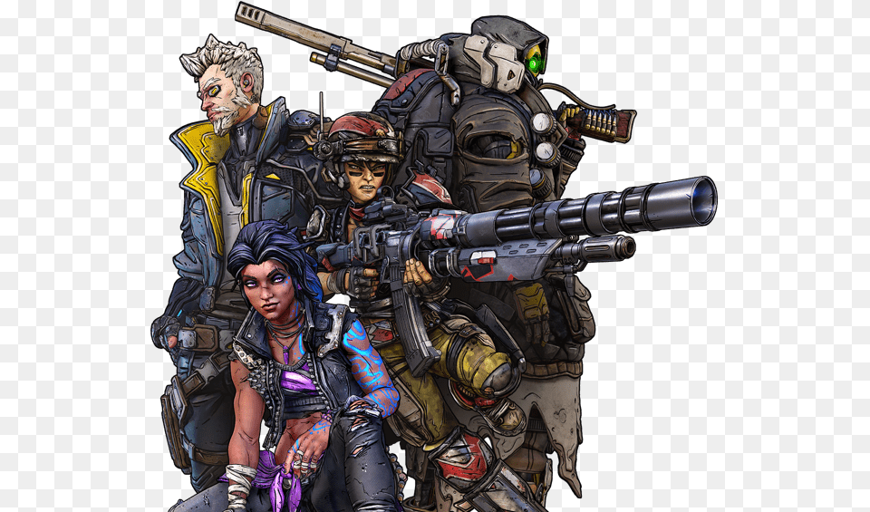 Squad Chars Borderlands 3 Character Designs, Adult, Person, Woman, Female Free Png