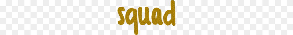 Squad Gold Glitter, Logo, Text Png