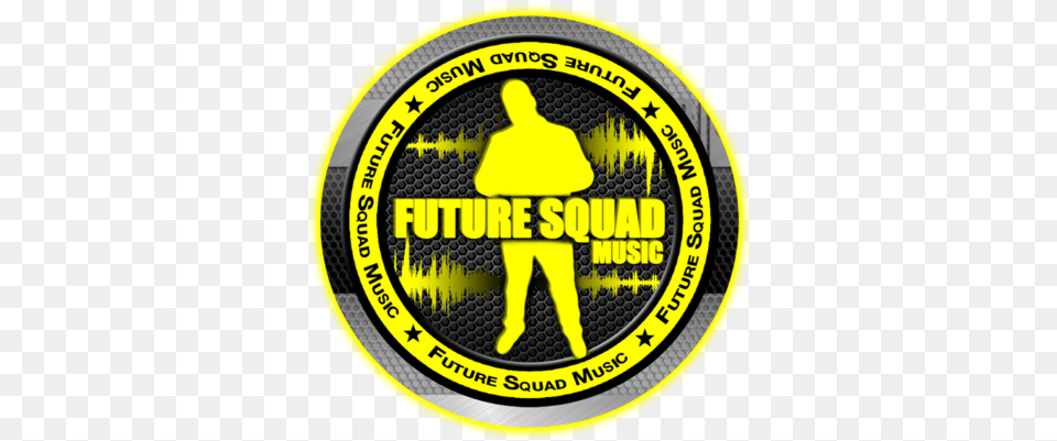Squad Music Logo Emblem, Electronics, Speaker, Symbol, Person Png Image