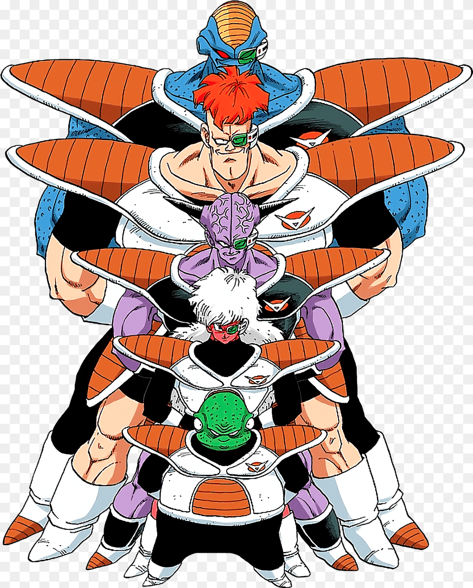 Squads Pose In Series Dbz Recoome, Book, Comics, Publication, Adult Free Png