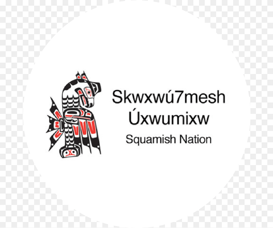 Squamish Nation Logo Circle Zero Ceiling First Nations Squamish Thunderbird, Baby, Person, Nutcracker, Disk Free Png