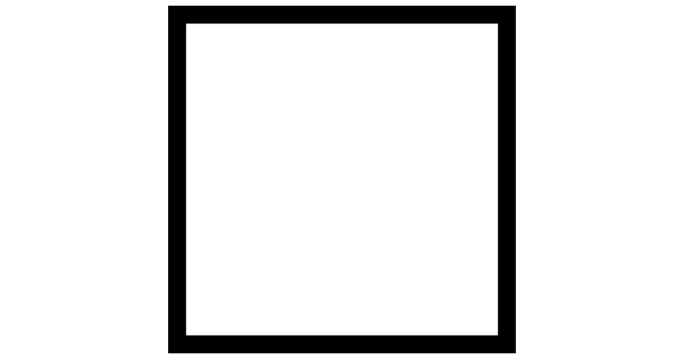 Square, White Board Png Image