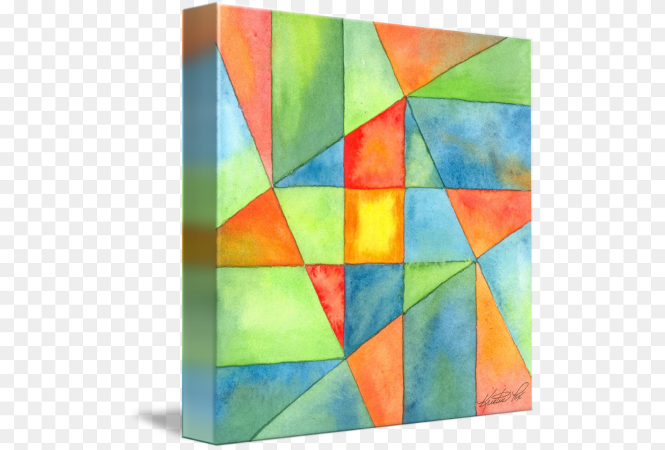 Square Abstract Acrylic Abstract Painting Square, Art, Modern Art, Canvas Free Transparent Png