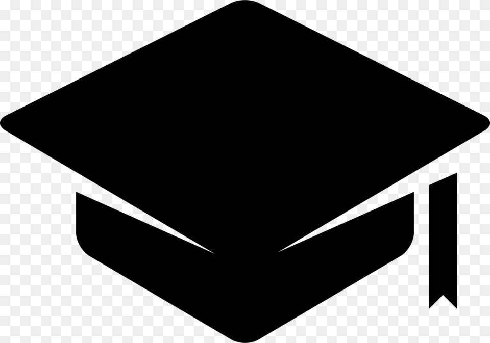 Square Academic Cap Education Graduation Ceremony Academic Degree, Gray Free Transparent Png