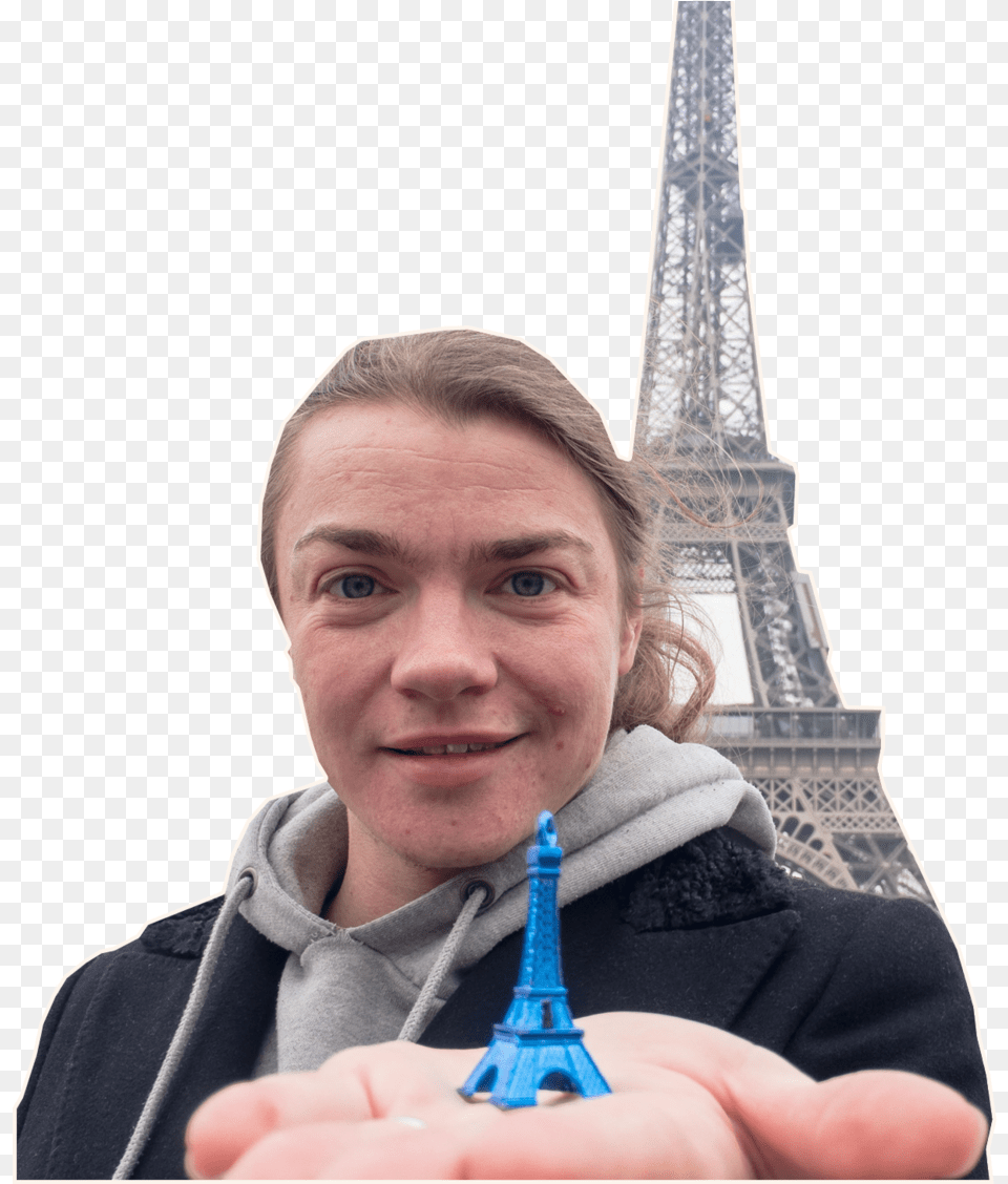 Square Angel Eiffel Tower, Person, Head, Photography, Hand Free Transparent Png