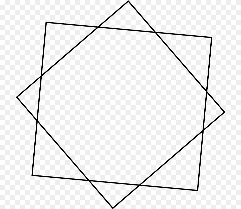 Square Black Edit Tumblr Sticker Pngedit Geometric Line Art, Gray Png Image