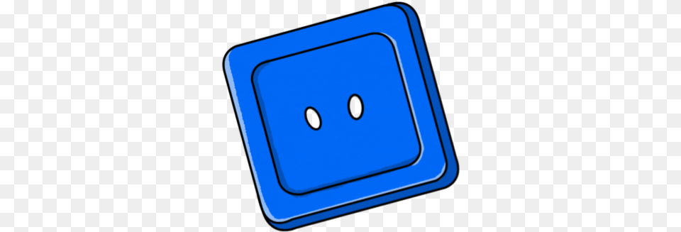 Square Blue Button, Adapter, Electronics, Hockey, Ice Hockey Free Png