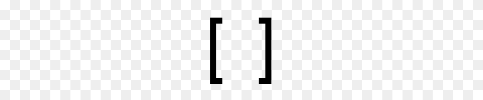Square Brackets Icons Noun Project Free Transparent Png
