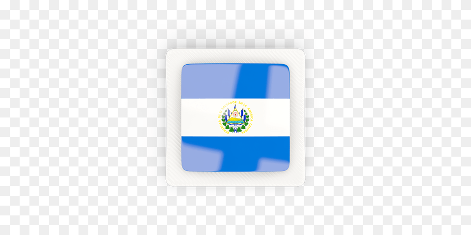Square Carbon Icon Illustration Of Flag Of El Salvador, Electronics, Mobile Phone, Phone, Text Free Png Download