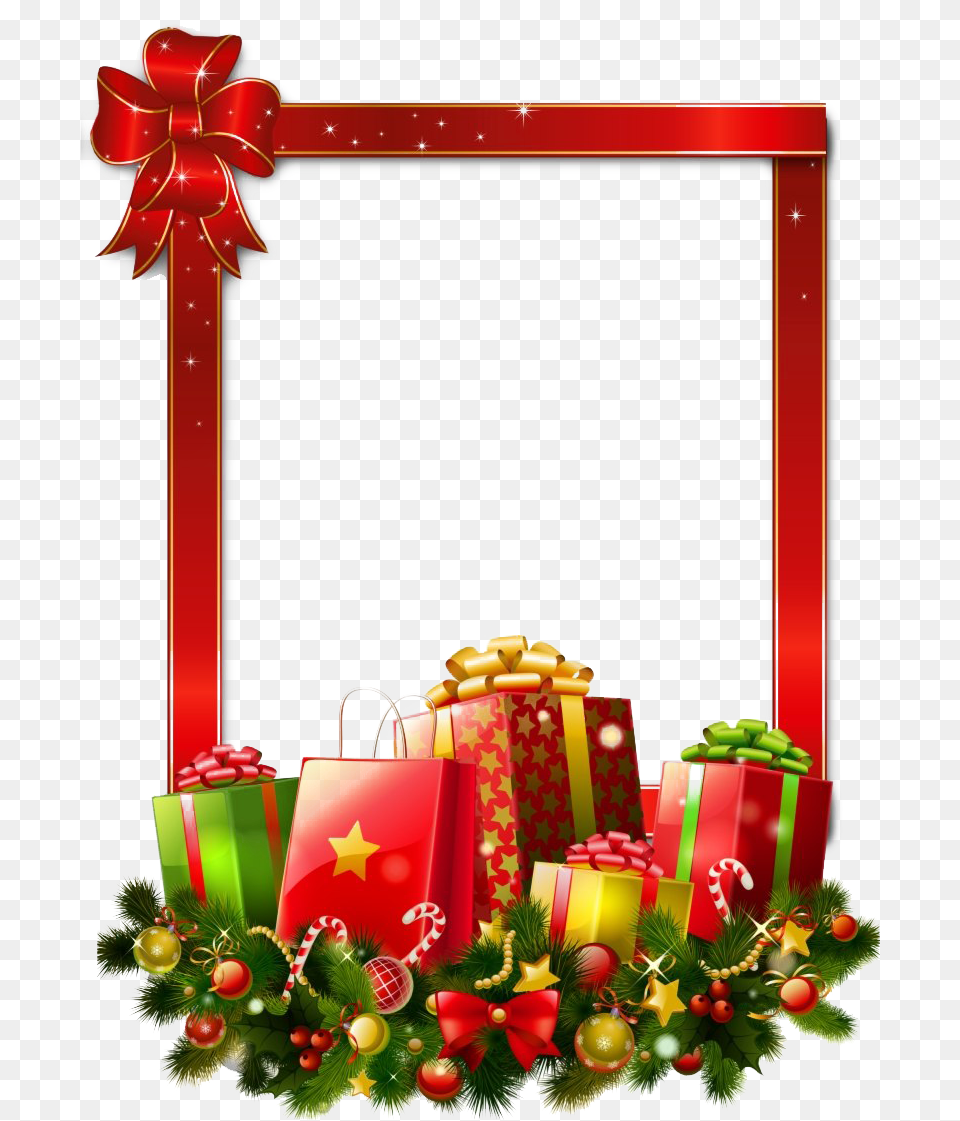 Square Christmas Frame Image Transparent Background Christmas Frames Free Png Download