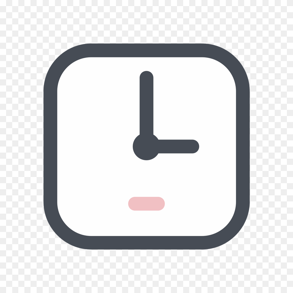 Square Clock Icon, Analog Clock, Smoke Pipe Png