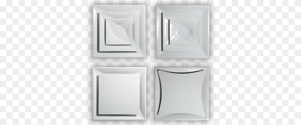 Square Cone Diffuserers Ceiling, Art, Porcelain, Pottery Free Transparent Png