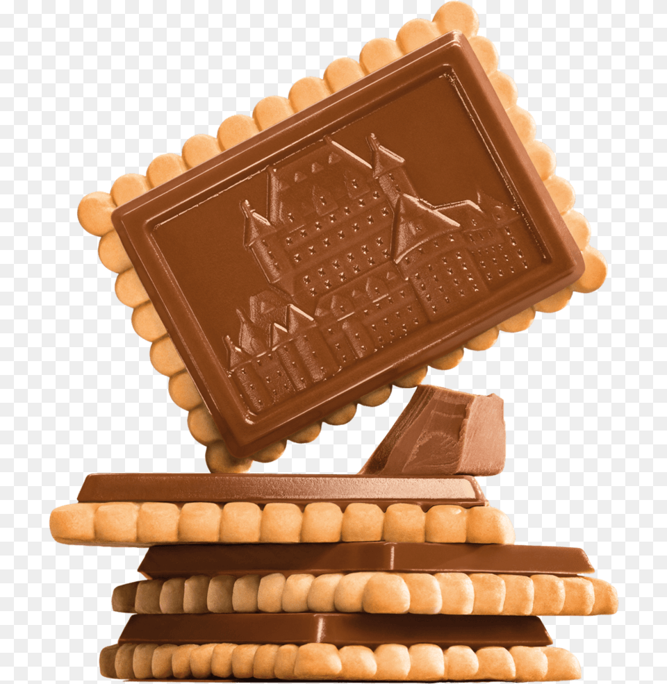 Square Cookies With Chocolate On Top, Dessert, Food, Sweets Free Transparent Png