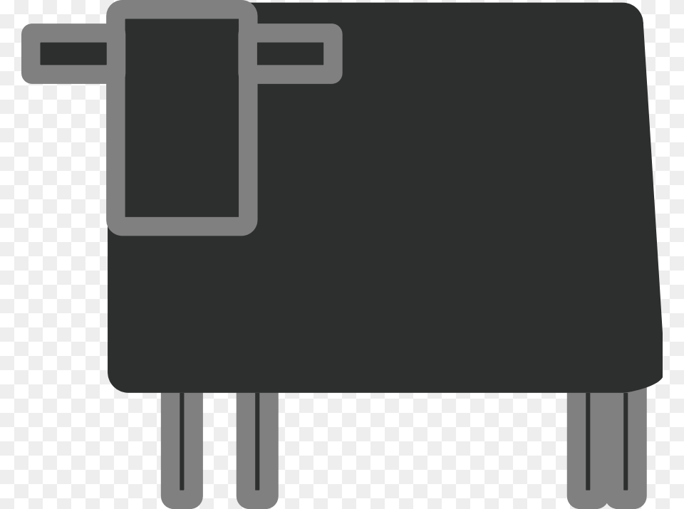 Square Cow Clipart Cattle, Adapter, Electronics, Plug Free Transparent Png