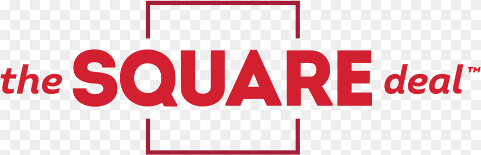 Square Deal Logo, Text Free Png