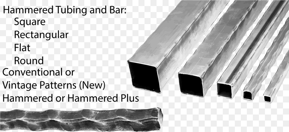 Square Decorative Metal Tubing, Aluminium Png Image