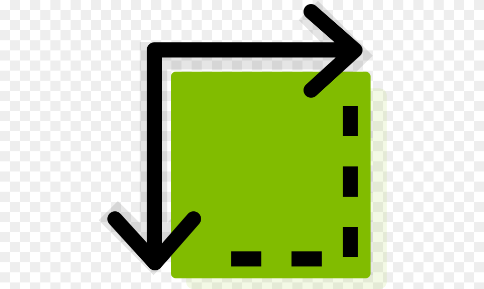 Square Feet Of Level Space Income Distribution Icon, Green Png Image