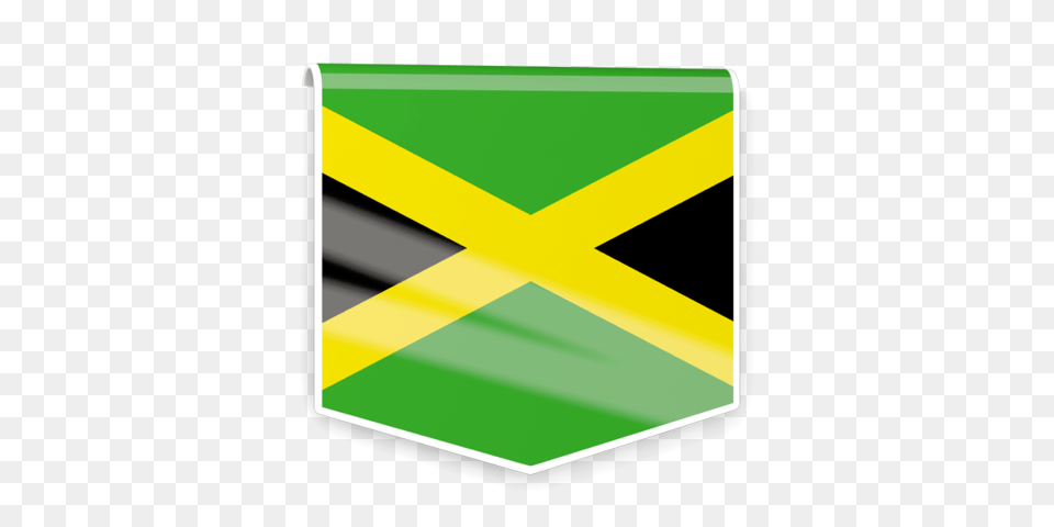 Square Flag Label Illustration Of Flag Of Jamaica, Accessories, Formal Wear, Tie Png Image