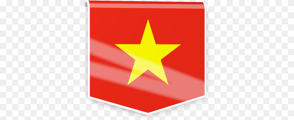 Square Flag Label Vietnam Square Flag Label, Star Symbol, Symbol Png