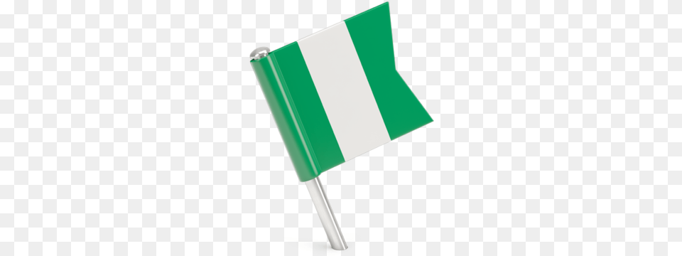 Square Flag Pin Nigeria Flag Map Pin Transparent, Nigeria Flag Png