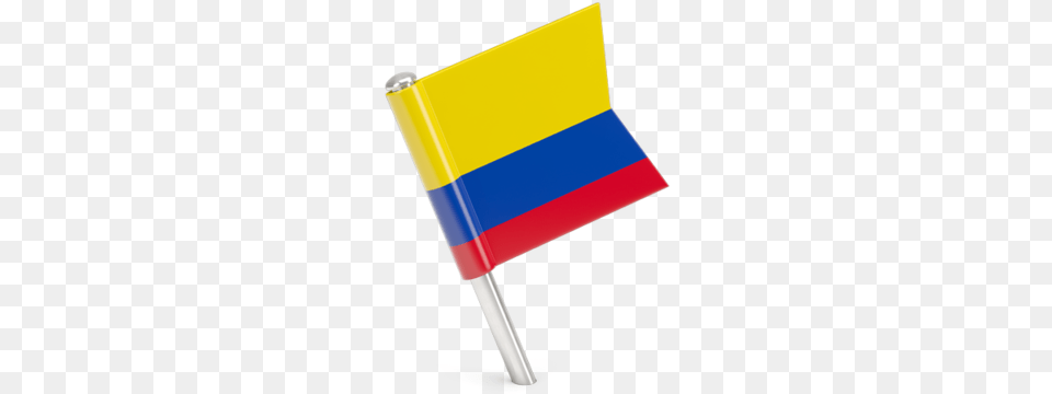 Square Flag Pin Transparent Colombia Flag, Appliance, Blow Dryer, Device, Electrical Device Free Png Download