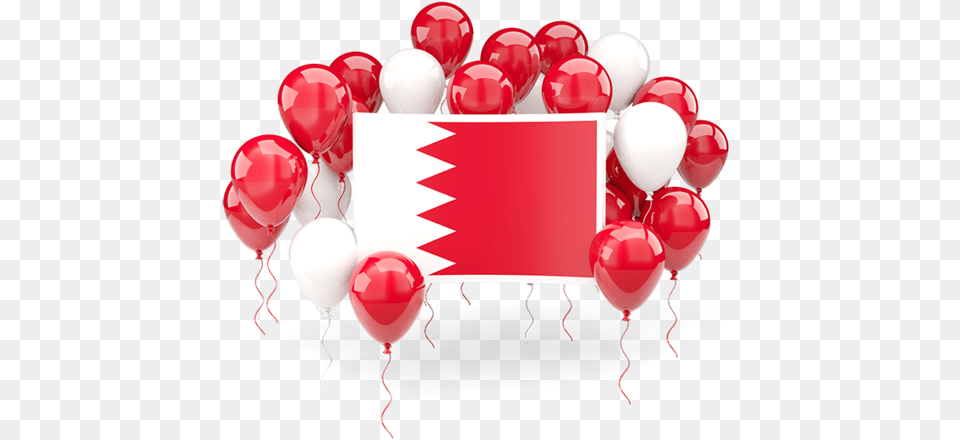 Square Flag With Balloons Bahrain Balloon Flag Png