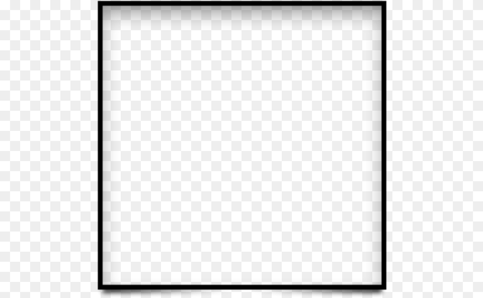 Square Frame Border Shadow 3d Black Freetoedit Paper Product, Gray Png Image