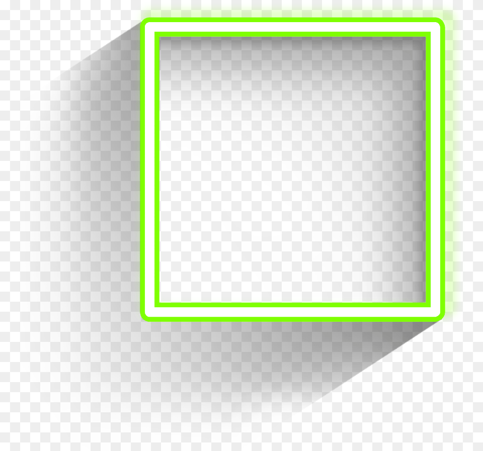 Square Freetoedit Frame Green Border Geometric Picsart Border Yellow, Blackboard, Electronics, Screen, Computer Hardware Free Png