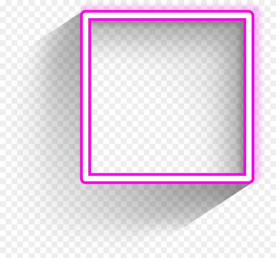 Square Freetoedit Frame Pink Border Geometric Lilac, Purple, Blackboard, Electronics, Screen Free Png