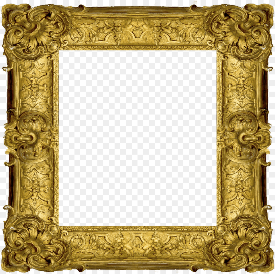 Square Gold Frame Picture Clipart Frame Cut Out, Art Free Png Download