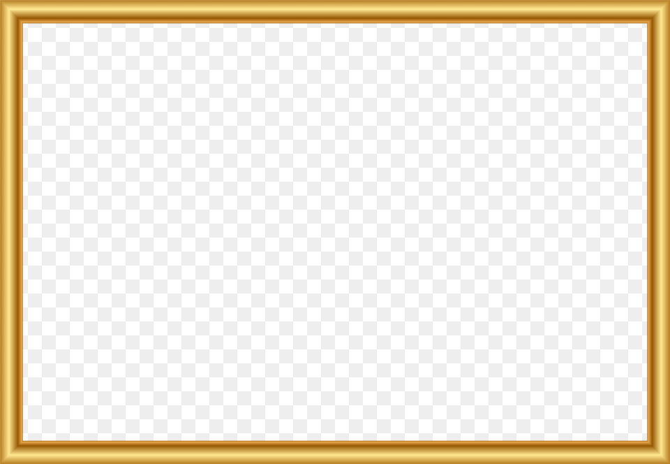 Square Gold Frame Symmetry, Blackboard Png Image