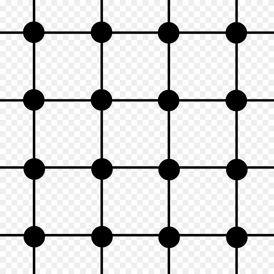 Square Grid Graph, Gray Png