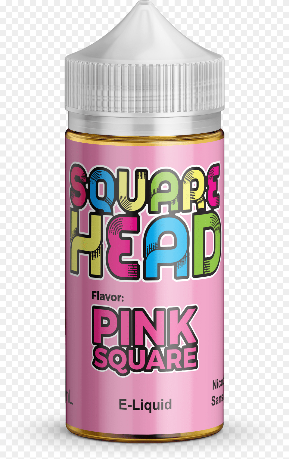 Square Head Pink Square 100ml Baby Bottle, Paint Container, Shaker Png Image