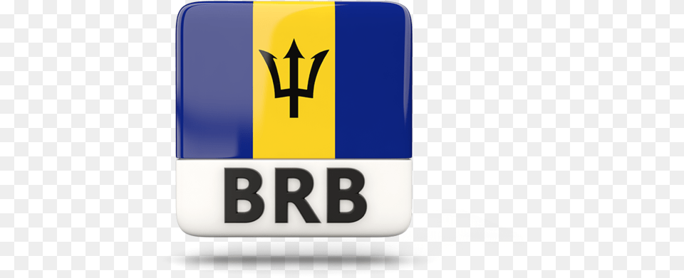 Square Icon With Iso Code Barbados Flag, First Aid, Text, Symbol Png Image