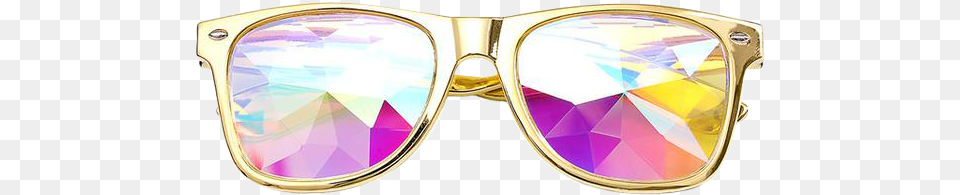 Square Kaleidoscope Glasses Onelove Rave Life Diamond Lense Sunglasses, Accessories, Jewelry, Gemstone, Goggles Free Transparent Png