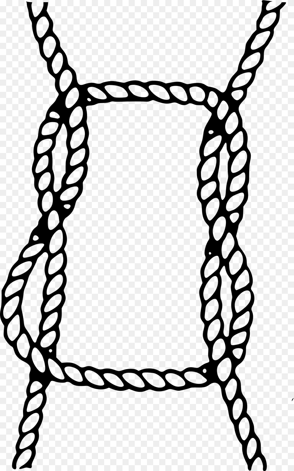 Square Knot Tie A Knot Clipart Transparent Background, Gray Png