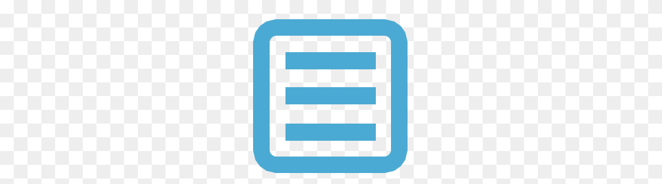 Square Menu Icon Free Transparent Png
